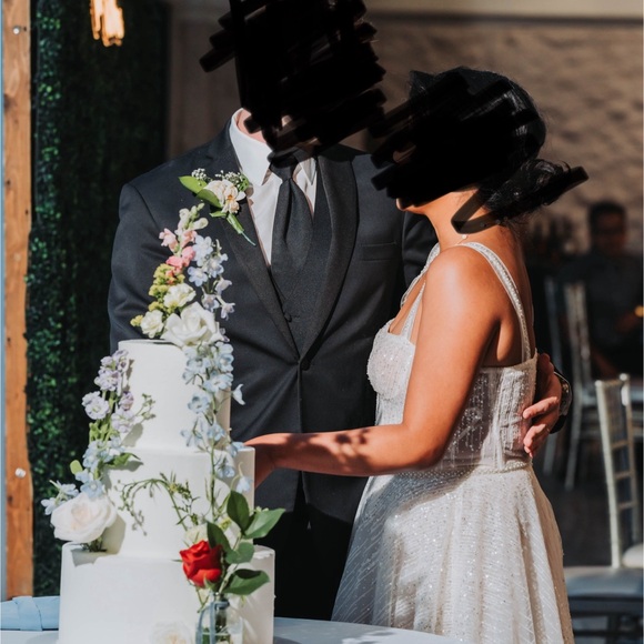 NWT Bronx and Banco white Mademoiselle Bridal midi dress - Picture 14 of 16